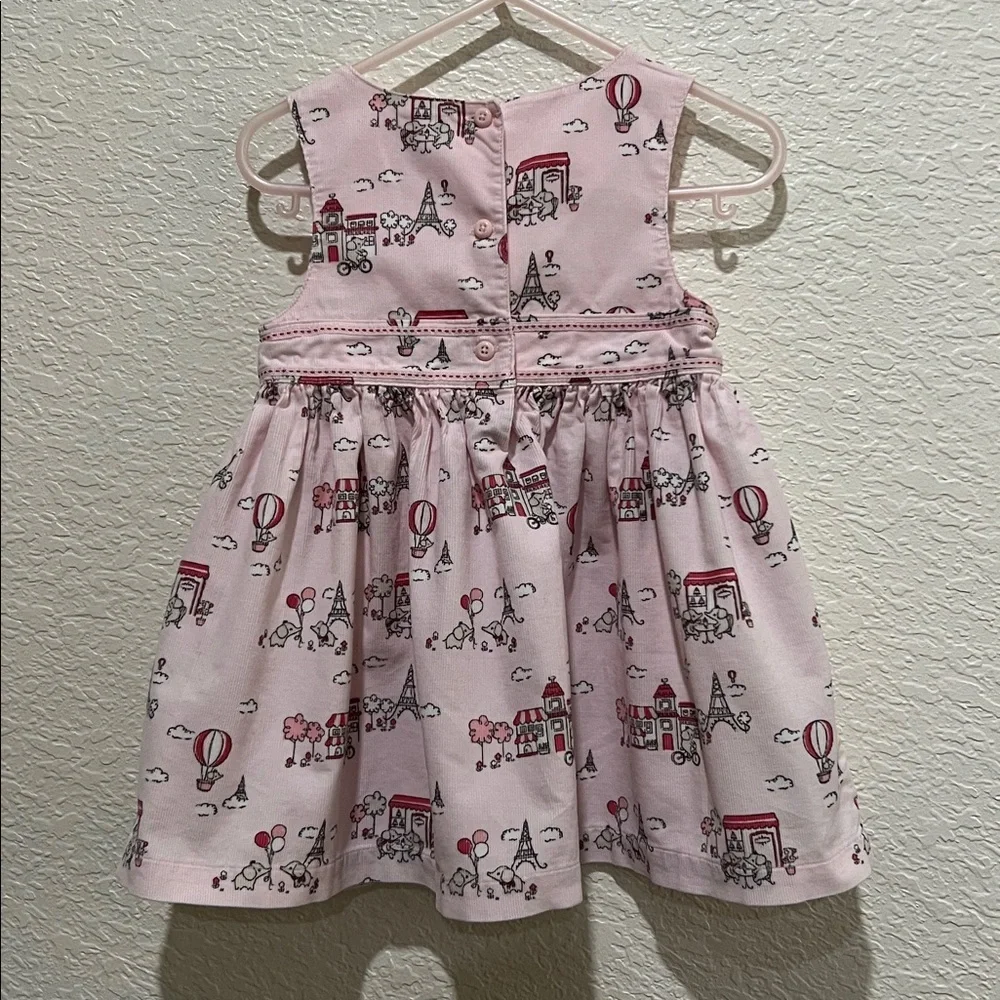 2009 vintage Gymboree Sweet Paris collection corduroy dress size 12-18M